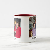 Happy65thmuchlove2 ツートーンマグカップ (中央)