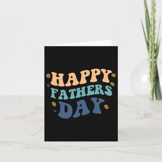 Happy おもしろい Faters Day Father&#;S Day From Son D カード (正面)