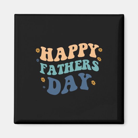 Happy おもしろい Faters Day Father&#S Day From Son D マグネット (正面)
