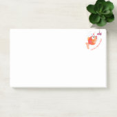 Happy おもしろい Fish and Wormでノートを投稿 ポストイット (オフィス)