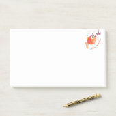 Happy おもしろい Fish and Wormでノートを投稿 ポストイット (デスク)