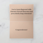 Happy おもしろい Retirement Card カード (内部)