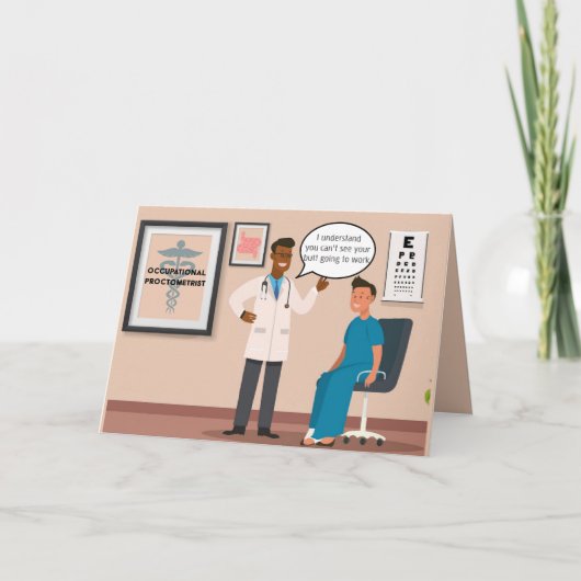 Happy おもしろい Retirement Card カード (正面)