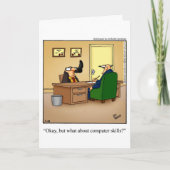 Happy おもしろい TechiesのDay Greeting Card カード (正面)