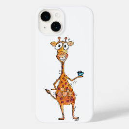 Happy お洒落 Giraffeコーヒー Case-Mate iPhone 14ケース
