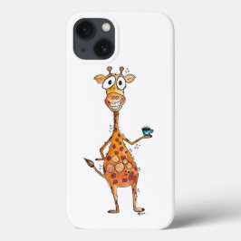 Happy お洒落 Giraffeコーヒー iPhone 13ケース