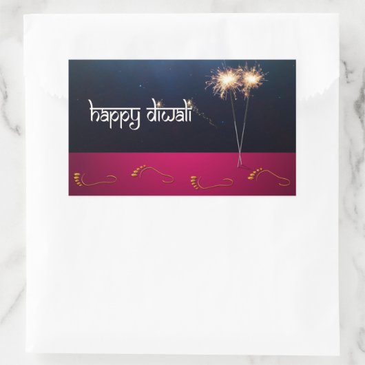 Happy きらめく Diwali – ステッカー (バッグ)