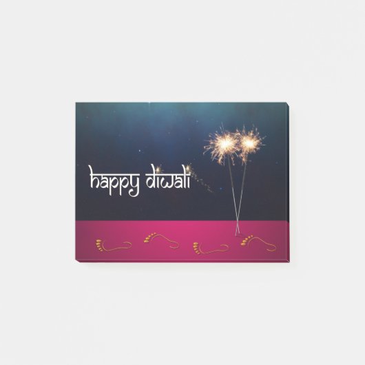 Happy きらめく Diwali - Post-it® Notes ポストイット (正面)