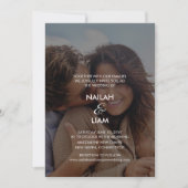 Happy よくはしゃぐ Photo結婚's 招待状 (正面)