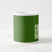 [happy]を選択ジャンボマグ ジャンボコーヒーマグカップ (正面)