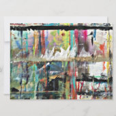 Happy アート Father's Dayフォトカード (裏面)