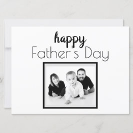 Happy アート Father's Dayフォトカード