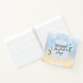 Happy エレガント Mother's Dayフローラ枠ノート ノートブック (内部)