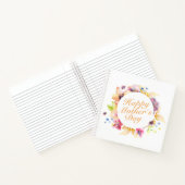 Happy エレガント Mother's Dayフローラ枠ノート ノートブック (内部)