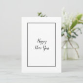 Happy エレガント New Year Business Logo シーズンカード (スタンド正面)