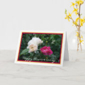 Happy エレガント Second結婚's Anniversary withバラ カード (黄色い花)