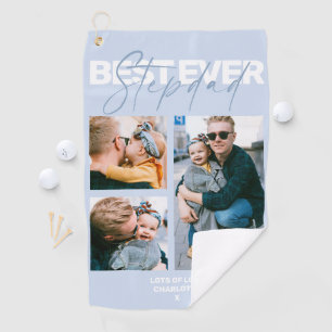 Happy カッコいい Faters Day Stepdad 3写真 ゴルフタオル