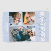 Happy カッコいい Faters Day Stepdad 3写真 ゴルフタオル (横)