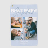 Happy カッコいい Faters Day Stepdad 3写真 ゴルフタオル (正面)