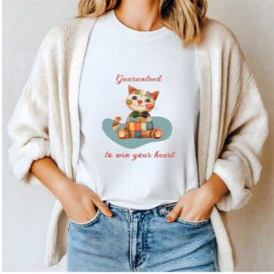 Happy カラフル Cat Conversation Starter Tシャツ