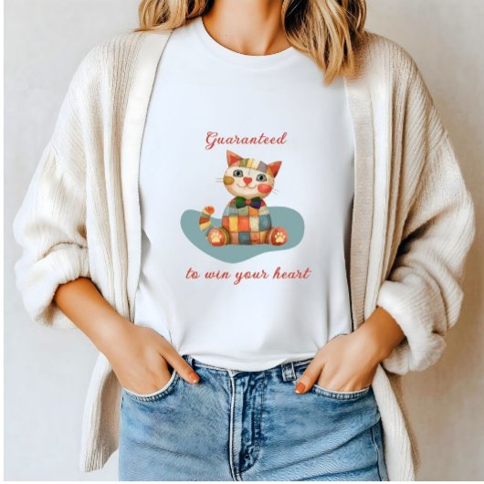 Happy カラフル Cat Conversation Starter Tシャツ