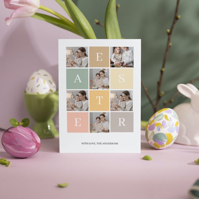 Happy カラフル Collage Photo Easter (クリエイターアップロード済み)