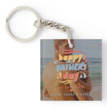 Happy カラフル Father's Dayの写パーソナライズされた真