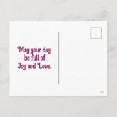 Happy カラフル Mother's Dayはがき シーズンポストカード (裏面)