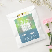 Happy カラフル Noroozモダン Letters魚の花 フェイバーバッグ (封をした状態)