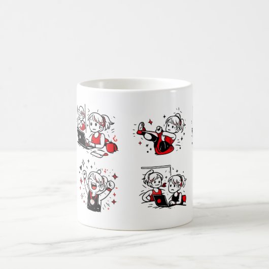 happy コーヒーマグカップ (中央)