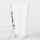 Happy パーソナライズされた Anniversaryモダン写真 タンブラーグラス (左)