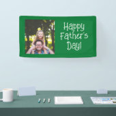 Happy パーソナライズされた Father's Dayの写真 横断幕 (トレードショー)