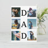 Happy パーソナライズされた Father's Day Card with Photo シーズンカード (スタンド正面)
