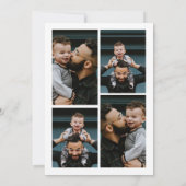 Happy パーソナライズされた Father's Day Card with Photo 招待状 (裏面)