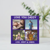 Happy パーソナライズされた Father's Day Love You写真 (スタンド正面)