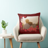 Happy パーソナライズされた Valentines's Dayの写真 クッション (椅子)