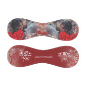 Happy パーソナライズされた Valentines's Dayの写真 野球ボール (パネル)