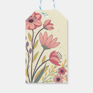 Happy ミニマル Father's Day Roundステッカー（手つき） ギフトタグ