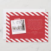 Happy メリー EverythingおもしろいHolly Mistletoe写真 シーズンカード (裏面)