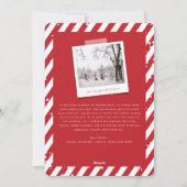 Happy メリー Everythingタイプライター文字プレーン写真 シーズンカード (裏面)