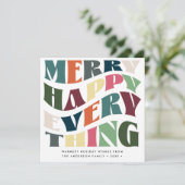 Happy メリー Everything Waveタイポグラフィ2写真 シーズンカード (スタンド正面)