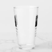 happy モダン 40th anniversary add name photo タンブラーグラス (左)