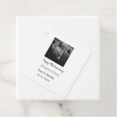 happy モダン 40th anniversary add name photo フェイバータグ (インサイチュ)