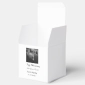 happy モダン 40th anniversary add name photo フェイバーボックス (オープン)