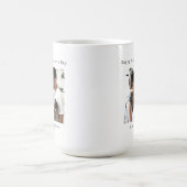 Happy モダン First Mothers Dayタイプライター写真 コーヒーマグカップ (中央)