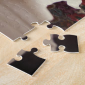 Happy モダン Mother's Dayの家族カスタム写真 ジグソーパズル (側面)