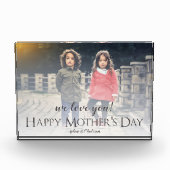 Happy モダン Mother's Dayフォトブロック フォトブロック (正面)