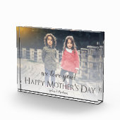 Happy モダン Mother's Dayフォトブロック フォトブロック (右)