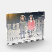 Happy モダン Mother's Dayフォトブロック フォトブロック (左)