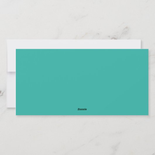 Happy モダン New Year金ゴールドフォイルフェイクアクアフォト付き シーズンカード (裏面)